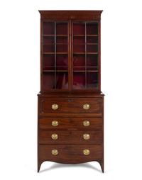 A George III Mahogany Secretary Bookcase