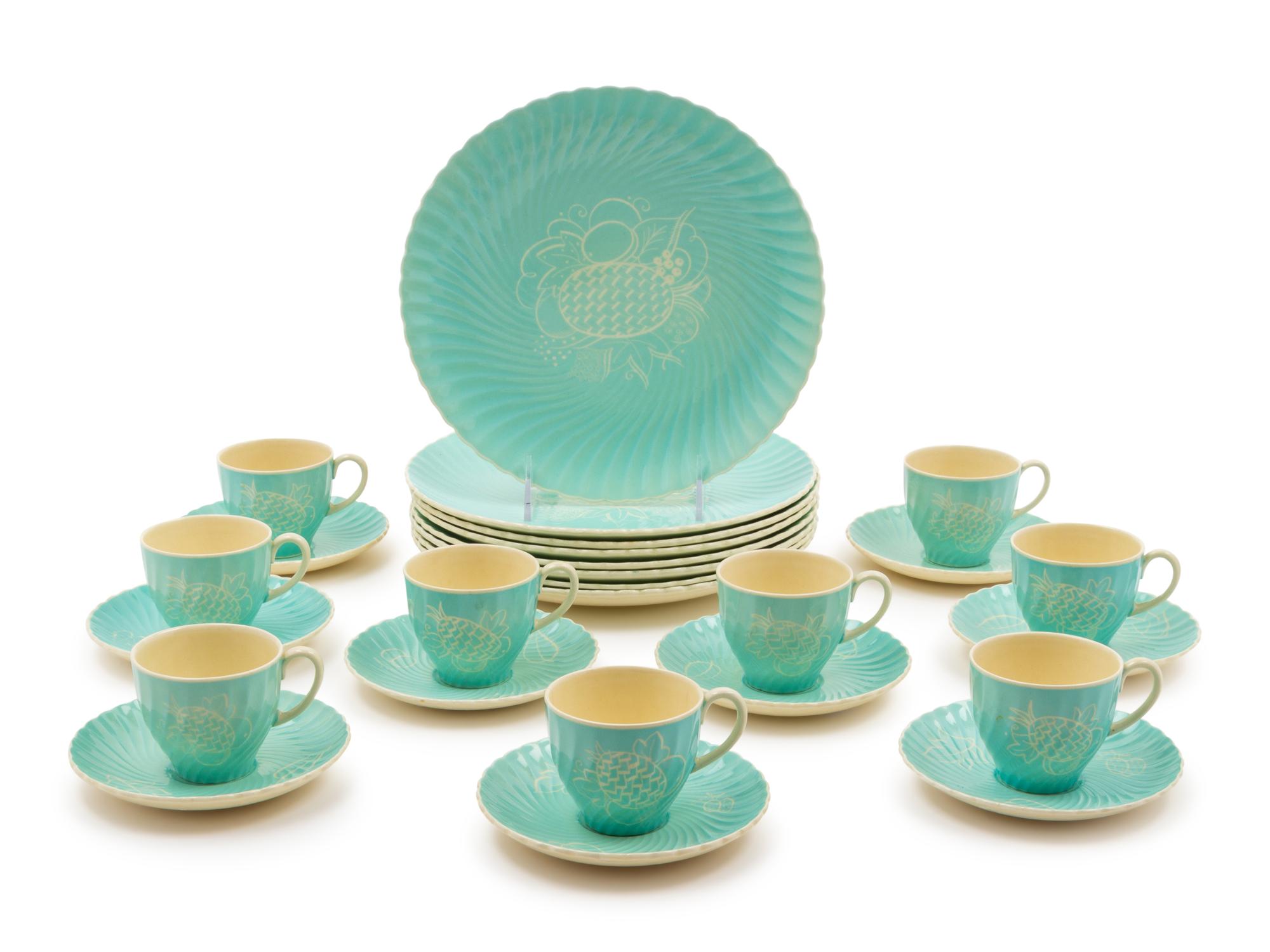 An English Porcelain Tea Service