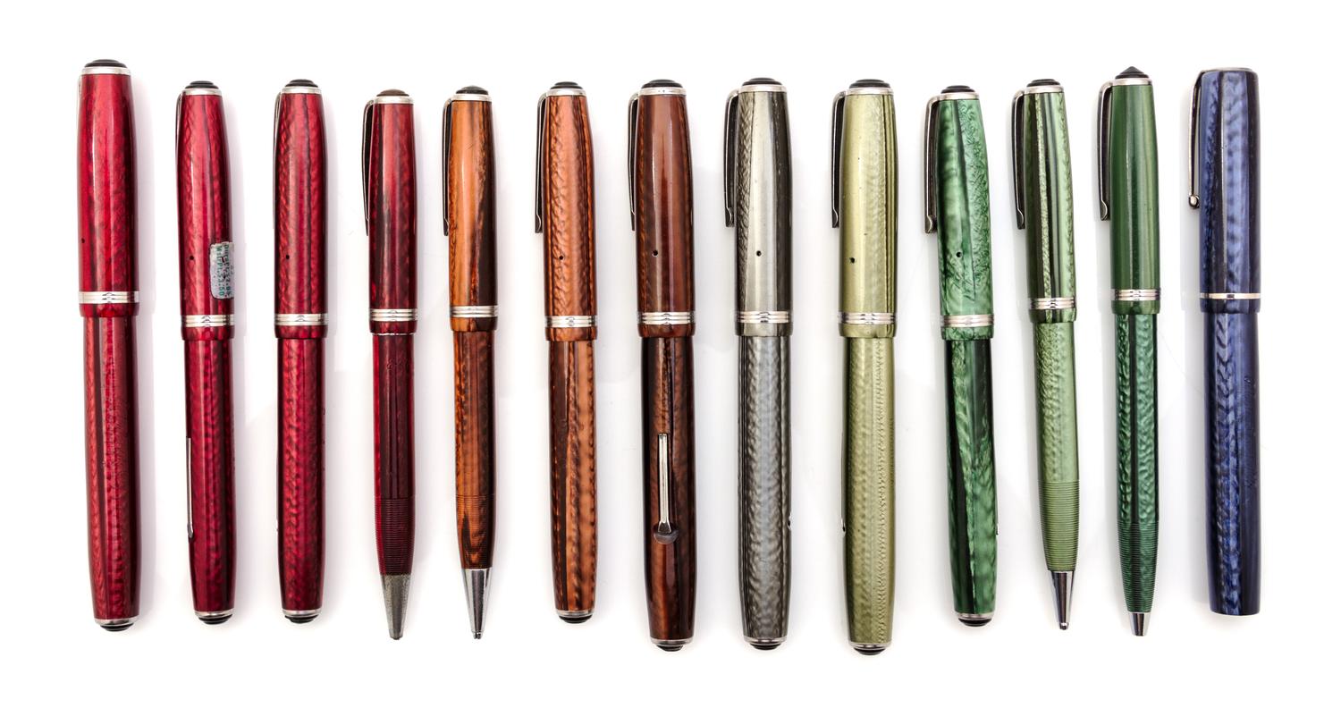 A Collection of Thirteen Esterbrook Writing Instruments
