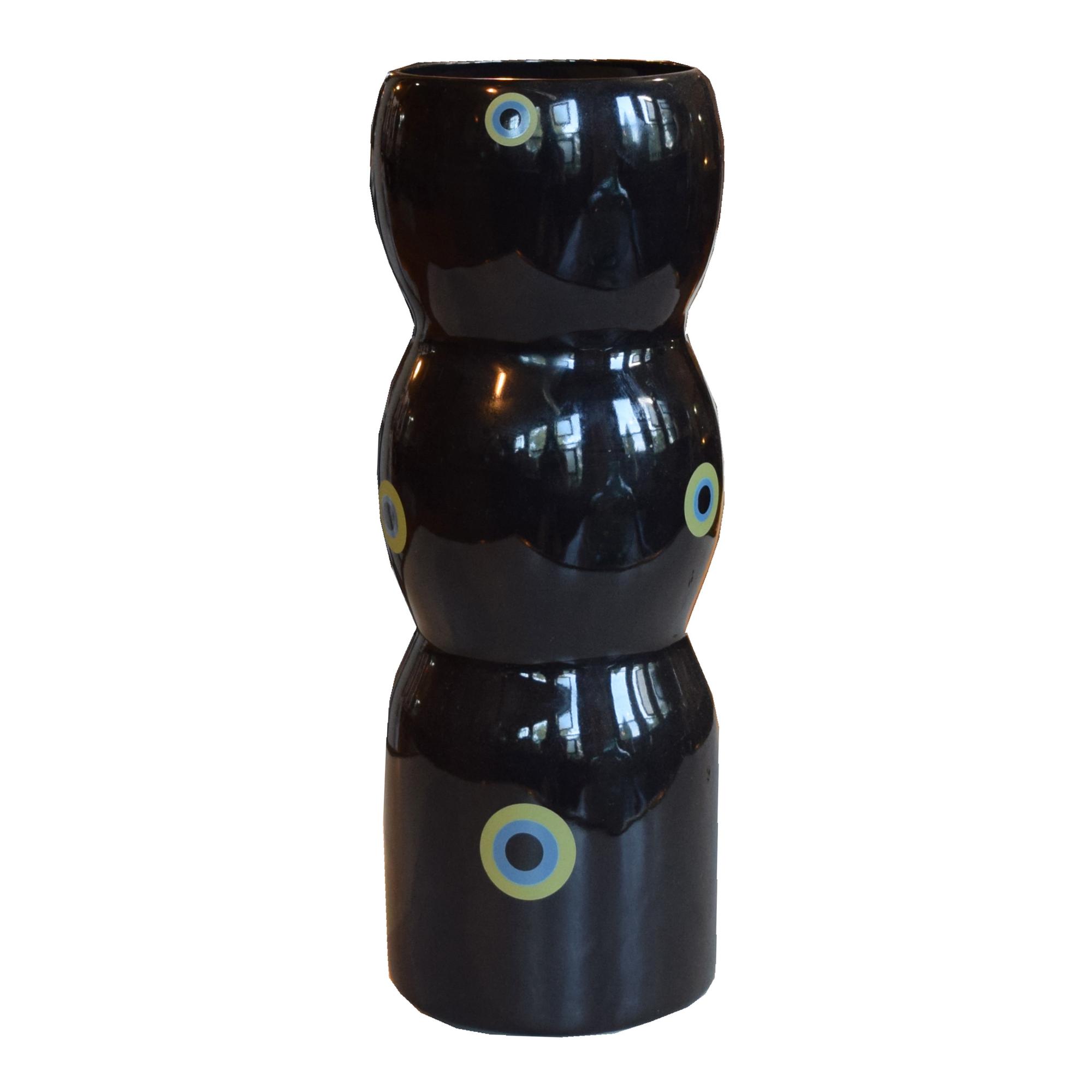 A Mid Century Ceramic Vase 4.5" W x 4.5" D x 12.5" H — Unknown, Mid-20th Century