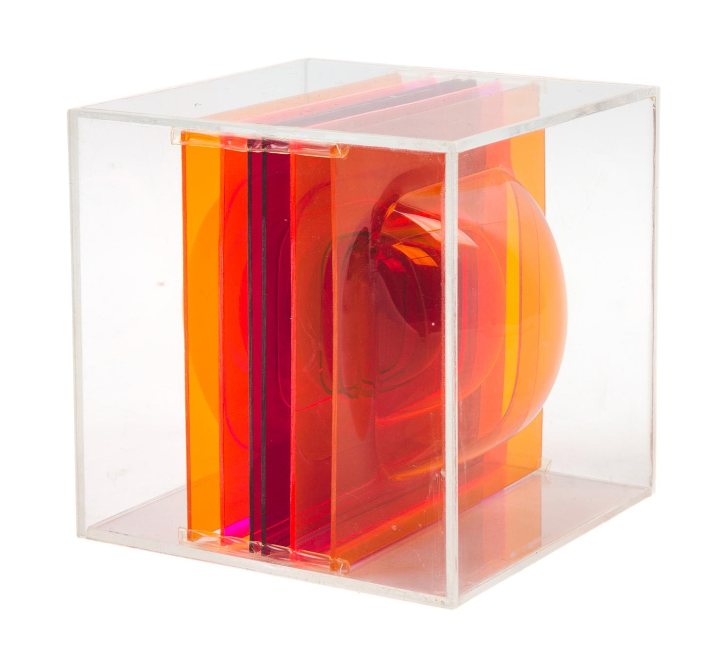 Aaronel deRoy Gruber, (American, b. 1918), Cube, 1969