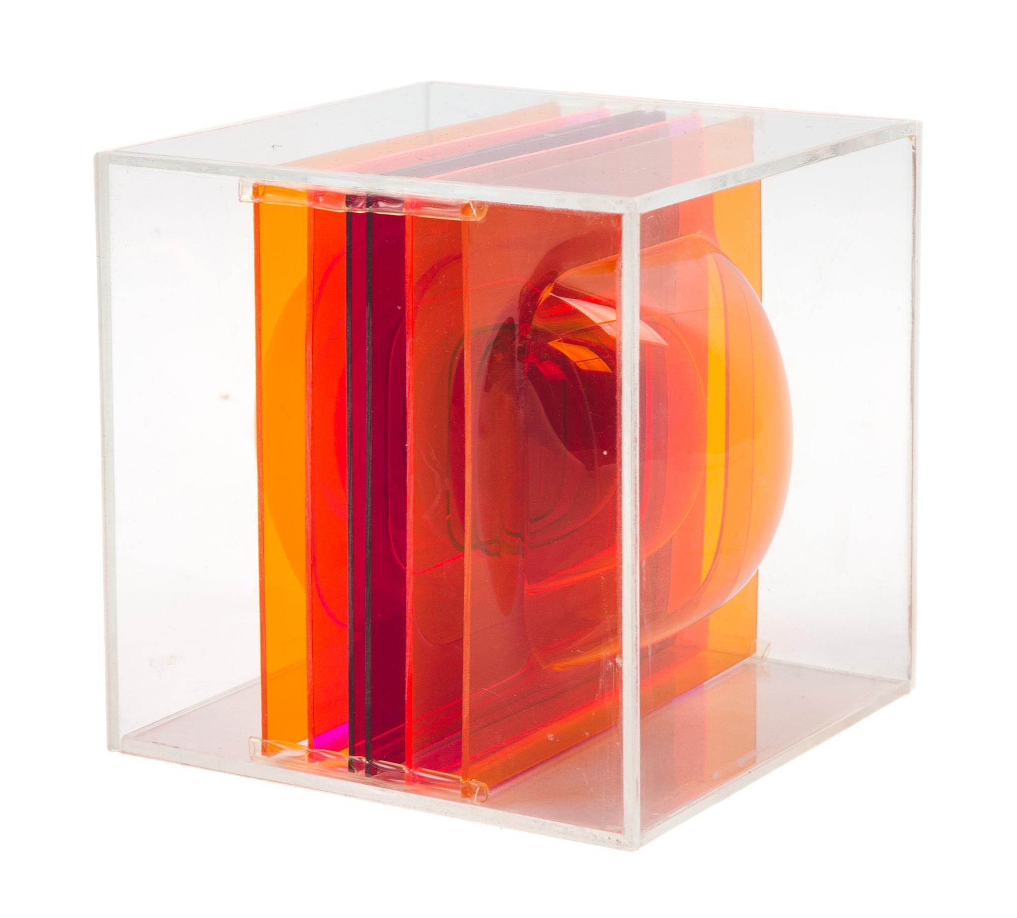 Aaronel deRoy Gruber, (American, b. 1918), Cube, 1969