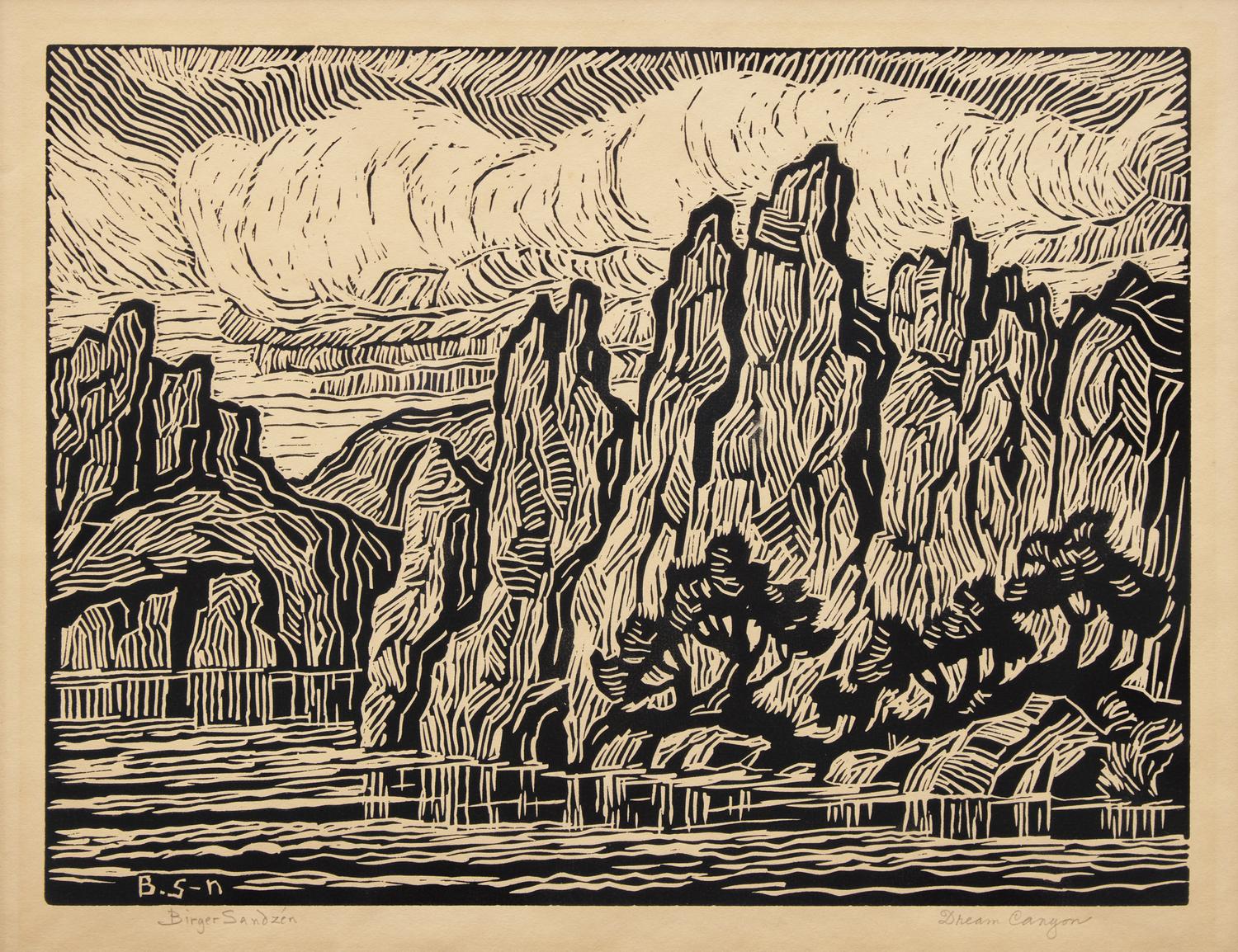 Birger Sandzen (American, 1871–1954) — Dream Canyon ; together with Summertime (Two Works)