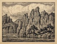 Birger Sandzen (American, 1871–1954) — Dream Canyon ; together with Summertime (Two Works)