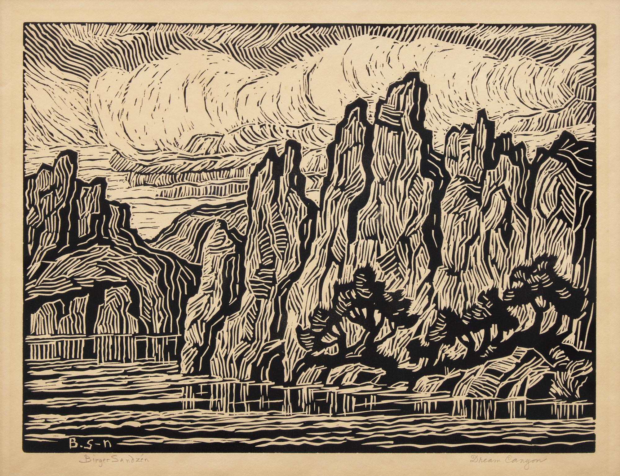 Birger Sandzen (American, 1871–1954) — Dream Canyon ; together with Summertime (Two Works)