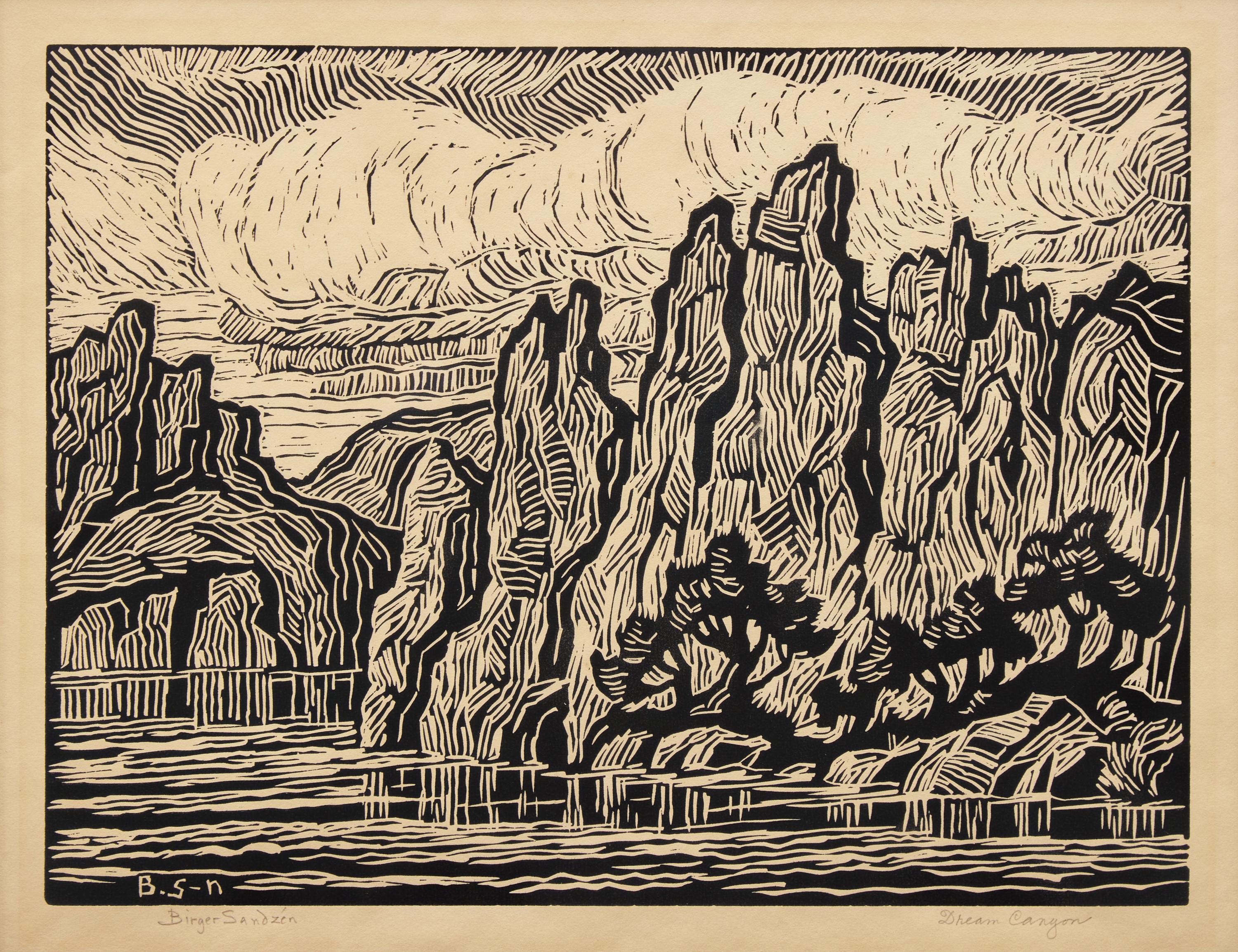 Birger Sandzen (American, 1871–1954) — Dream Canyon ; together with Summertime (Two Works)