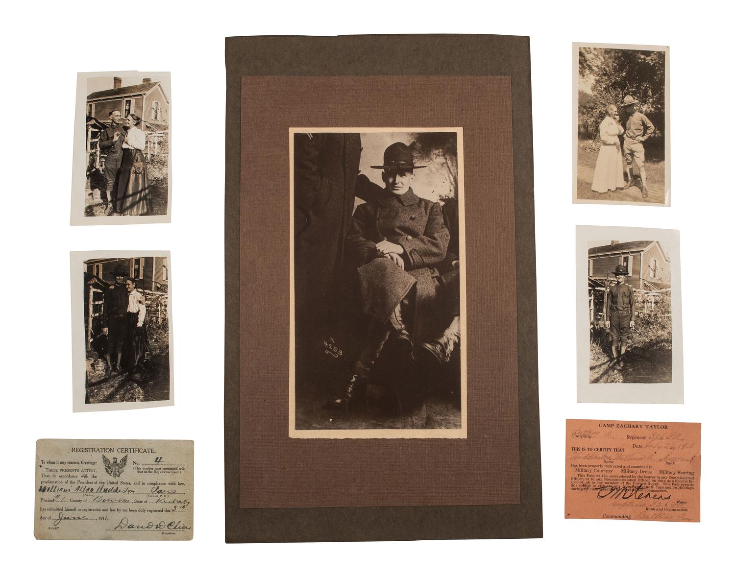 [WORLD WAR I]. Letters from soldiers serving in the Photog. Section, Sig. Corps, 26th Div. A.E.F.
