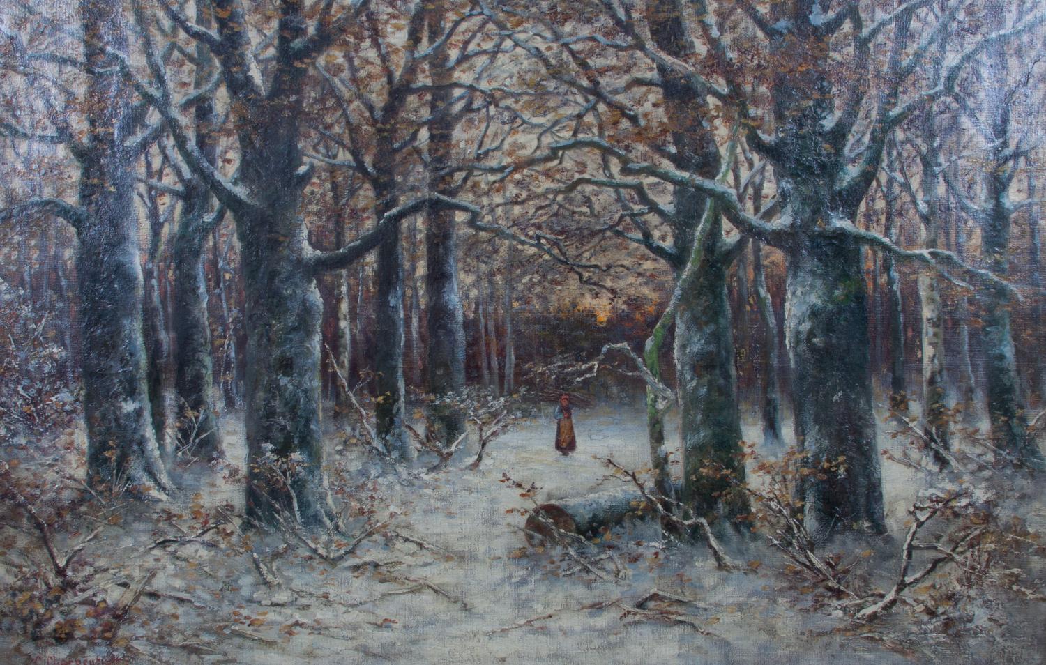 Georges Charpentier, (French, 19th/20th century), Woman in Woods
