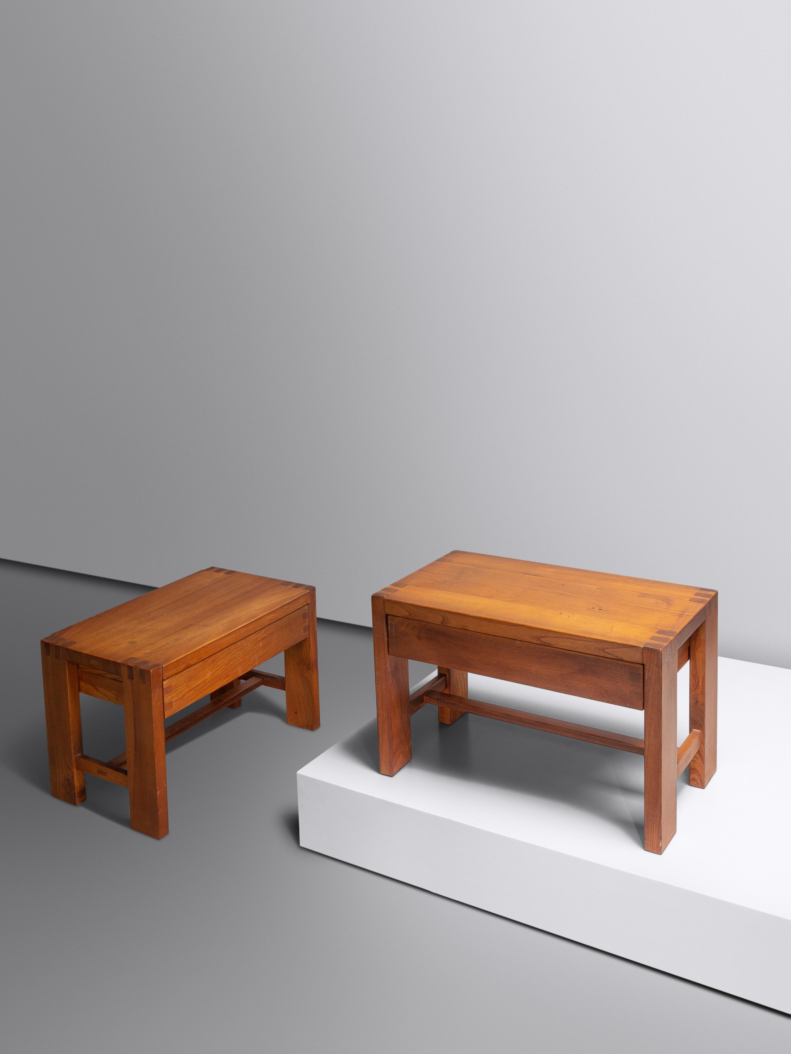 Pair of Nightstands, model T07, c. 1974