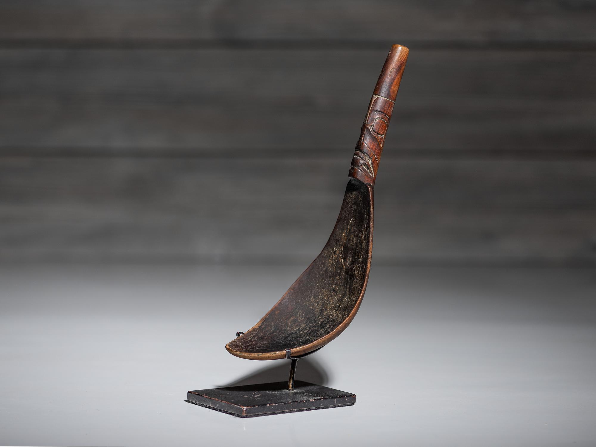 Northwest Coast Carved Wooden Spoon