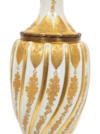 A Pair of Gilt Bronze Mounted Paris Porcelain Vases
