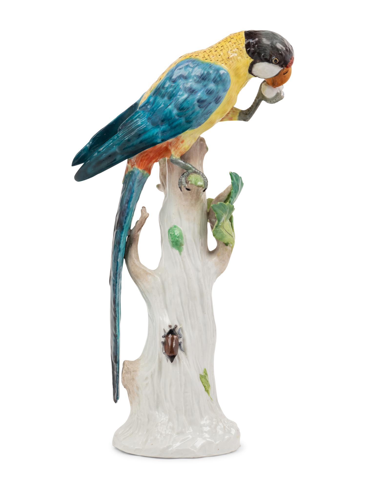 A Vienna Porcelain Parrot