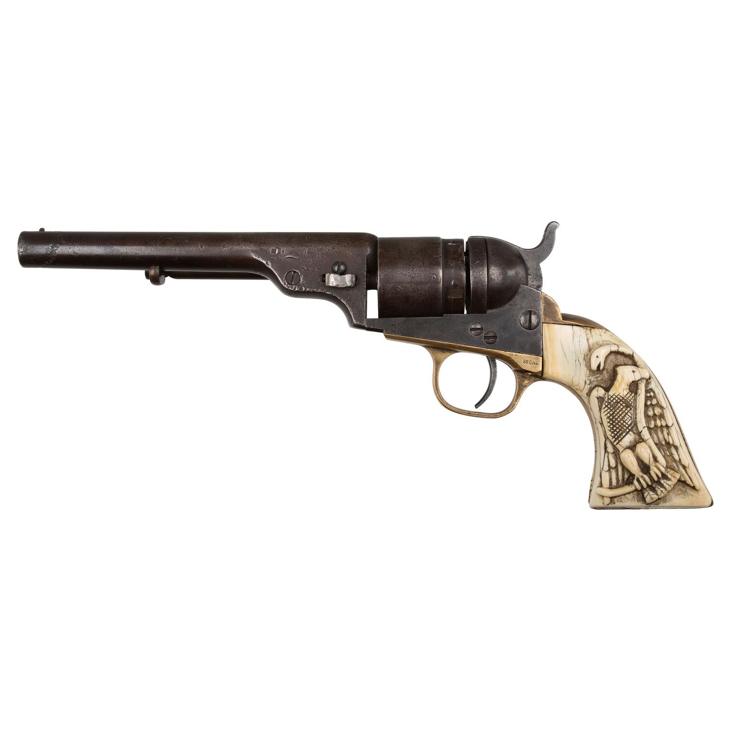 Colt Round Barrel Pocket Navy Cartridge Conversion with Ejector