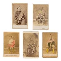 Albert W. Barker (American, 1874-1947) — Hand-tinted Portraits of Osage, Ottawa, and Sac & Fox Leaders