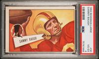 A Group of Nine 1952 Bowman Large Hall of Fame PSA Graded Football Cards,