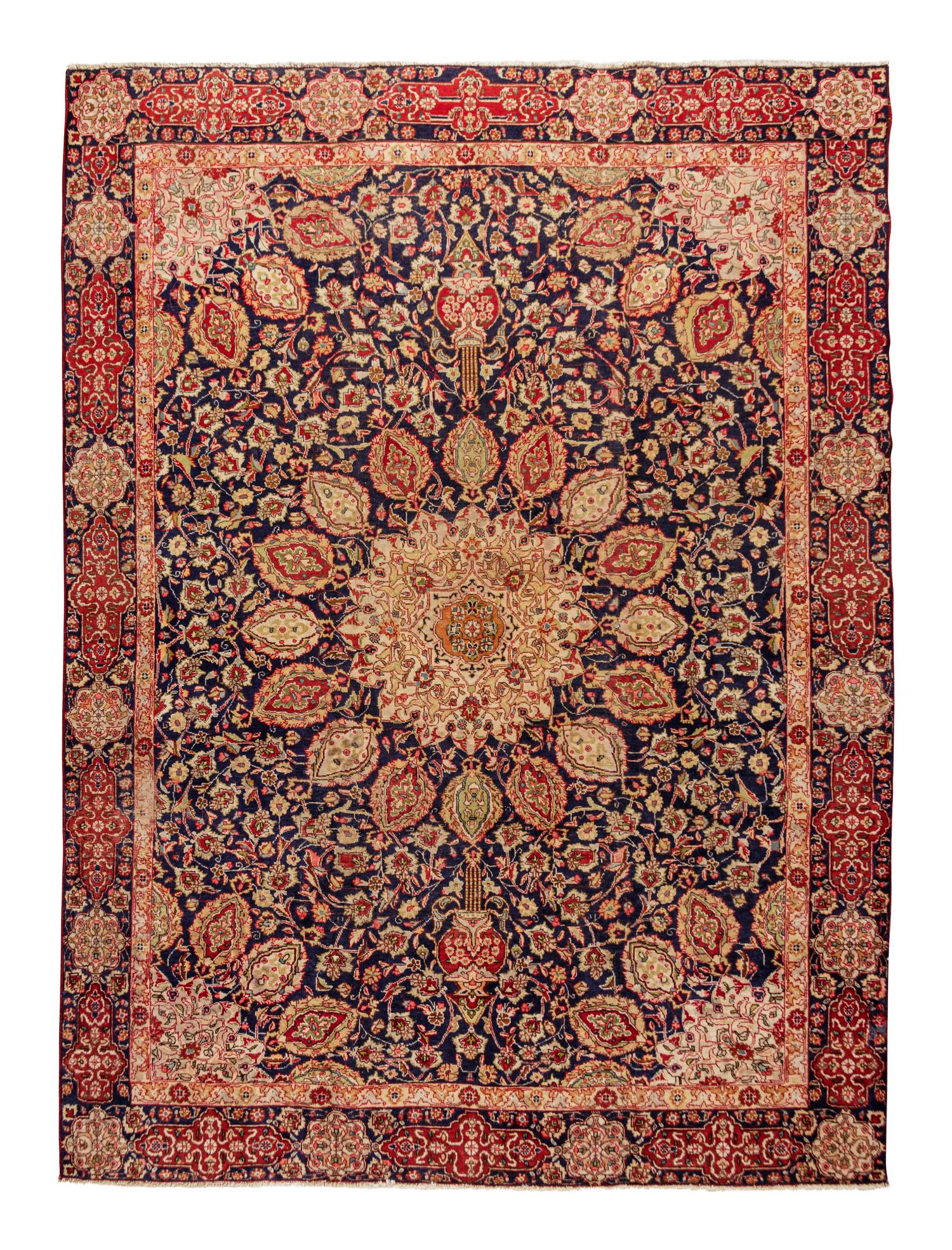 A Kashan Wool Rug
