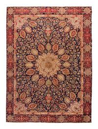 A Kashan Wool Rug