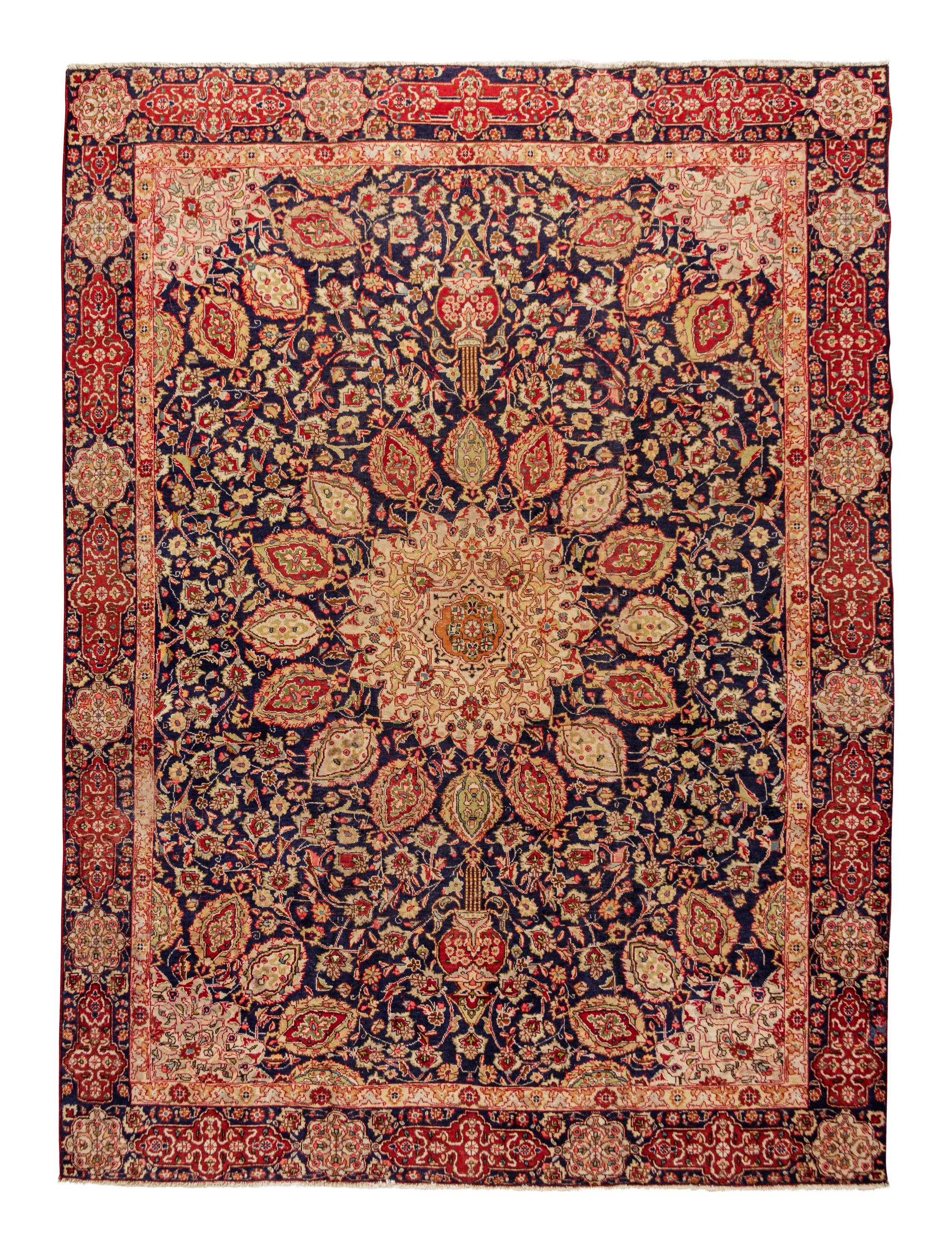 A Kashan Wool Rug