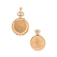 COLLECTION OF 14K YELLOW GOLD HUNTER CASE POCKET WATCHES