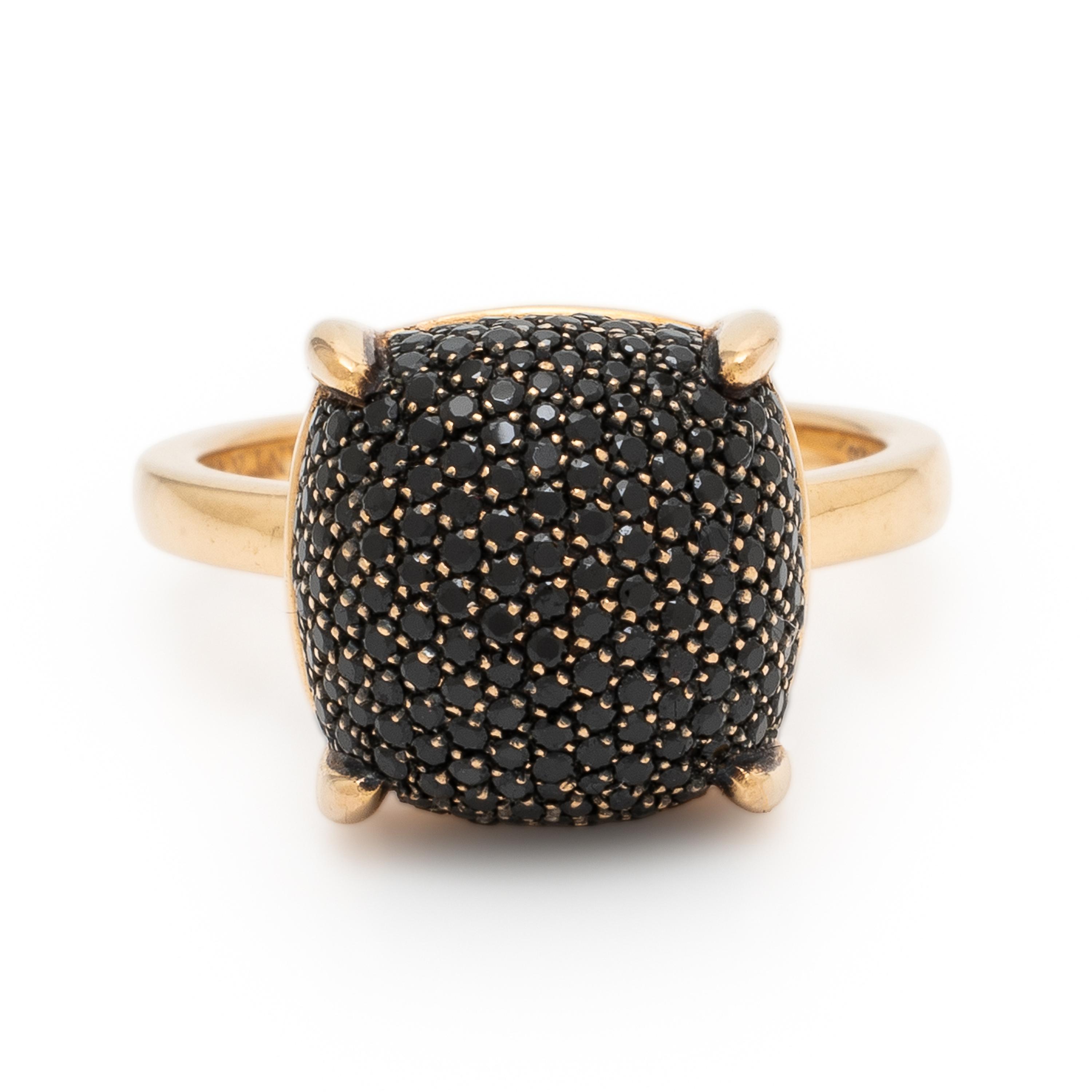 Tiffany & Co., Paloma Picasso, 'Sugar Stacks', Black Spinel and Rose Gold Ring