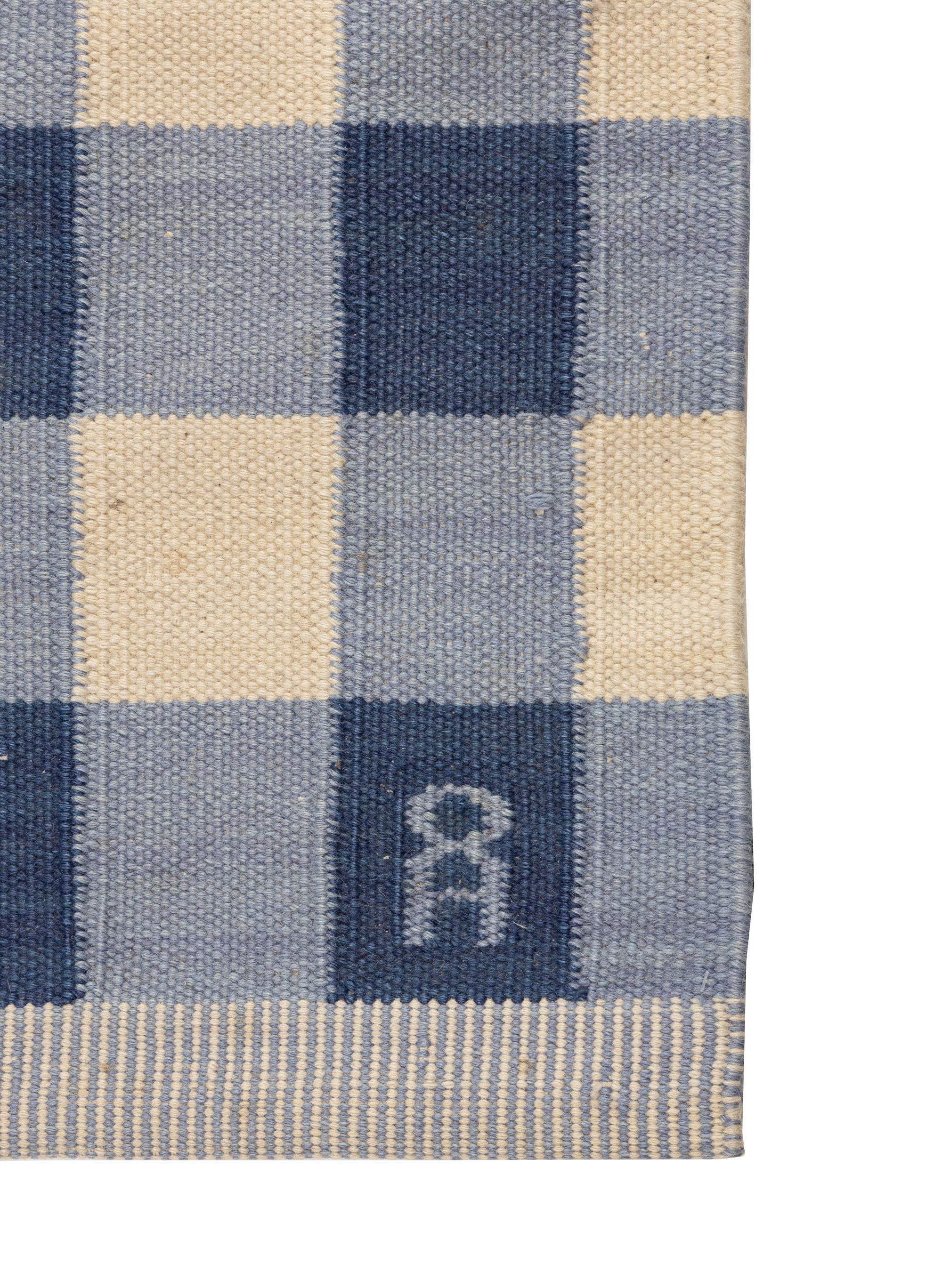 Swedish Haga Flatweave Rug for Axeco Svenska AB