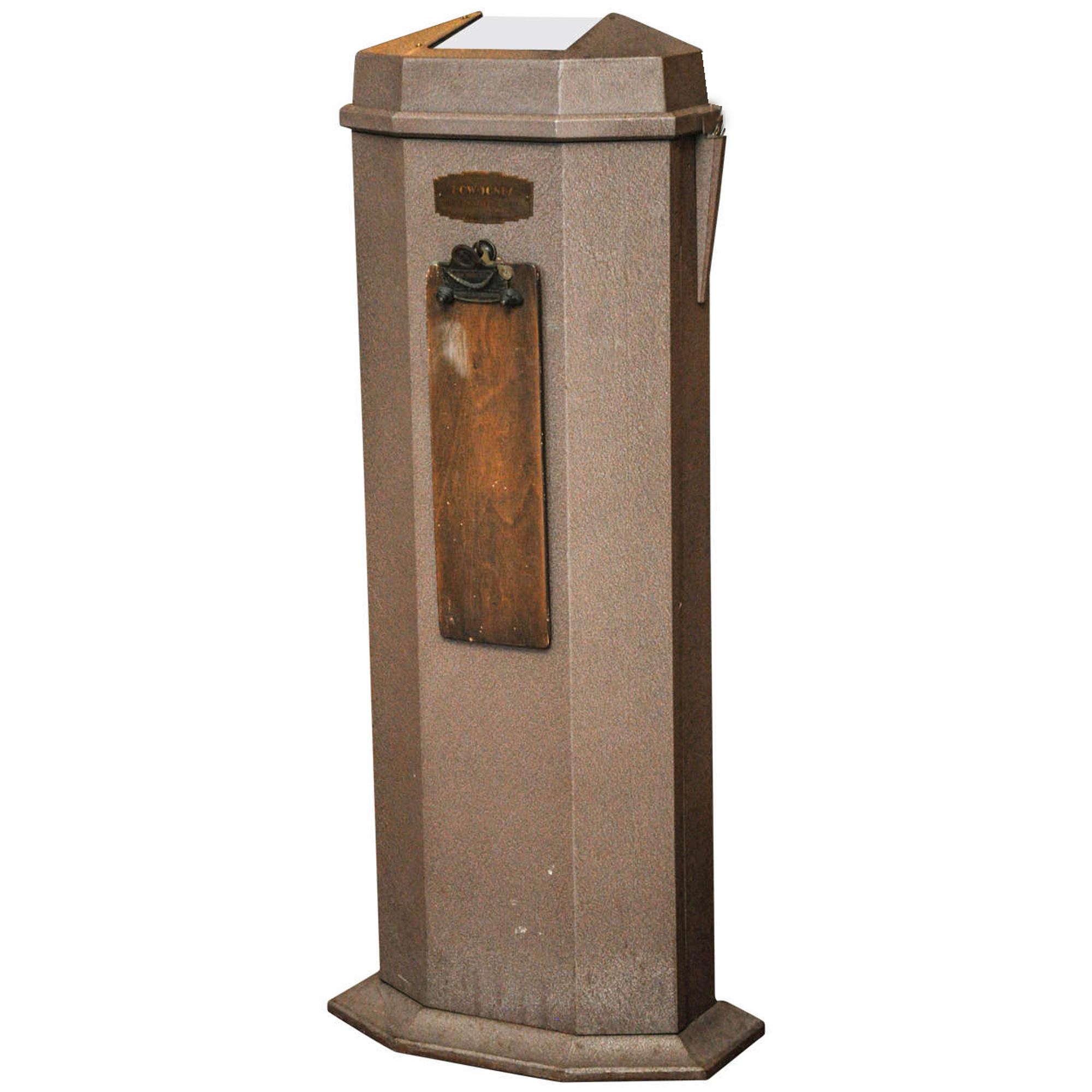 A Dow Jones Stock Ticker Tape Machine 20" W x 14" D x 49" H — United States, Circa 1940