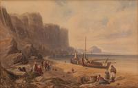 Untitled (Figures on the Beach), 1875