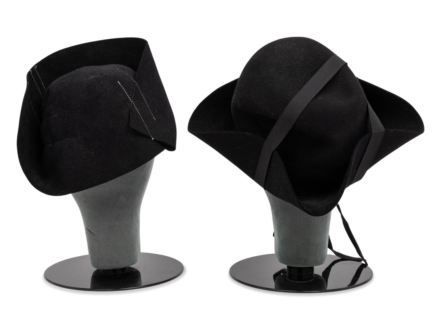 Two Yohji Yamamoto Felted Wool Hats