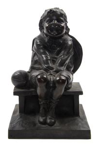A Continental Bronze Figure, JUAN CLARA (SPANISH, 1875-1958), Height 8 1/2 inches. — JUAN CLARA (SPANISH, 1875-1958),