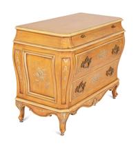 A Venetian Style Painted Bombe Commode by Karges — 20th Century