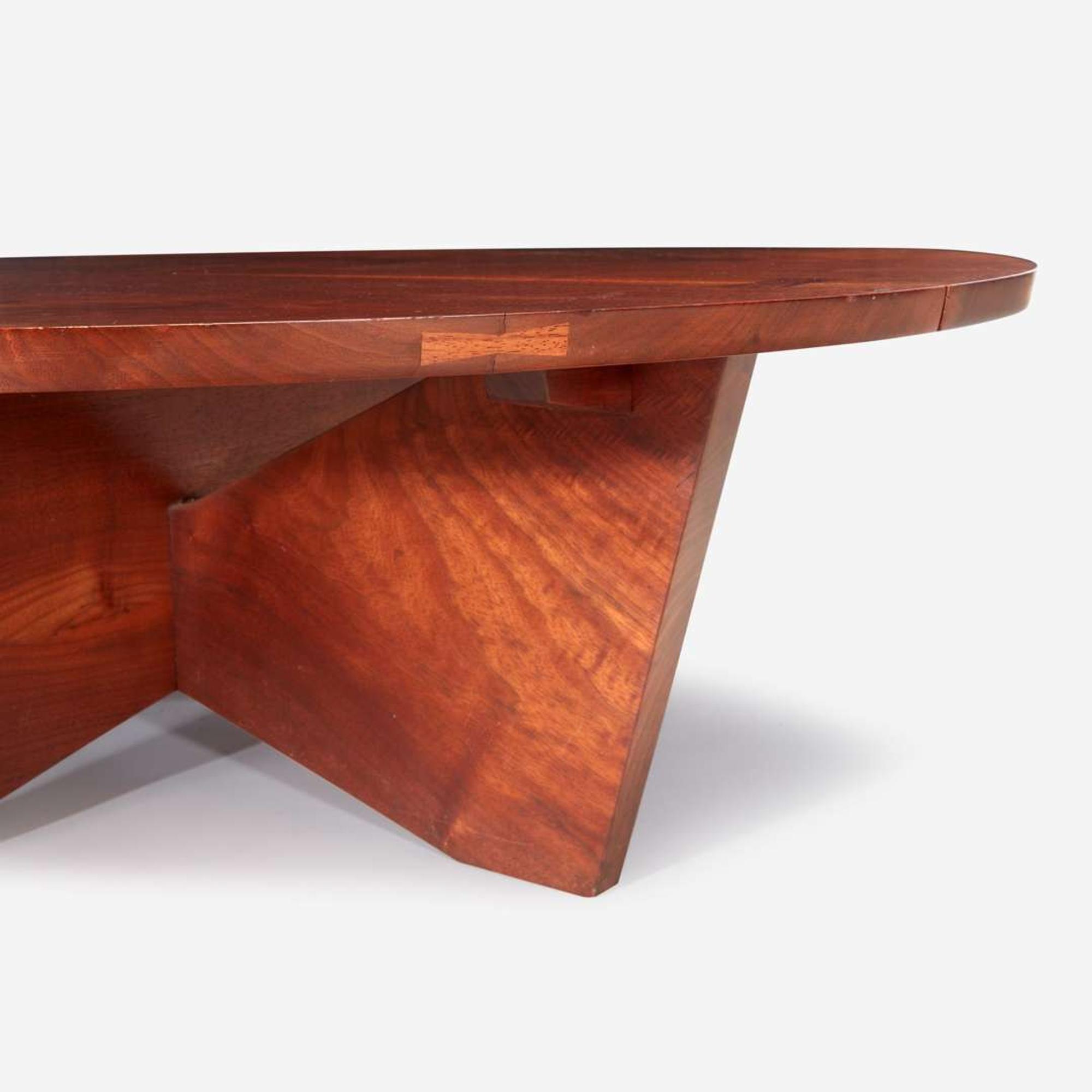 George Nakashima (American, 1905-1990) Round Coffee Table, New Hope, Pennsylvania, 1970