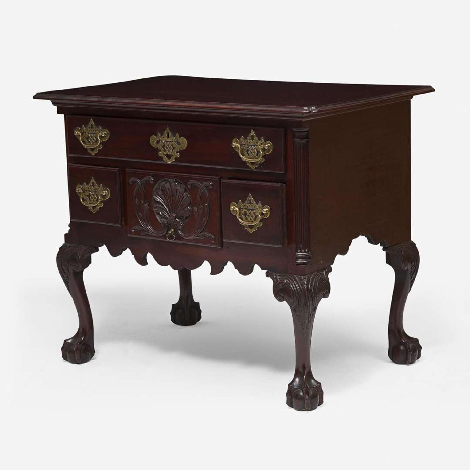 A Chippendale carved mahogany dressing table Philadelphia, PA, circa 1775