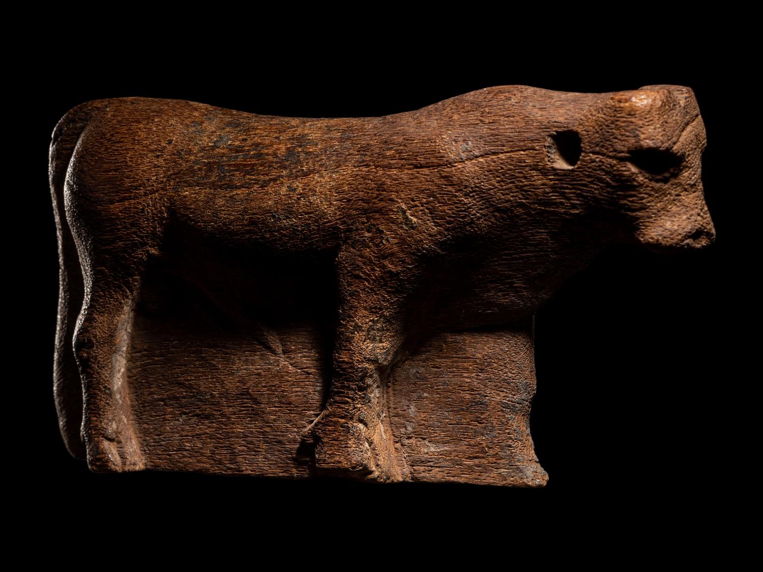 An Egyptian Wood Apis Bull
