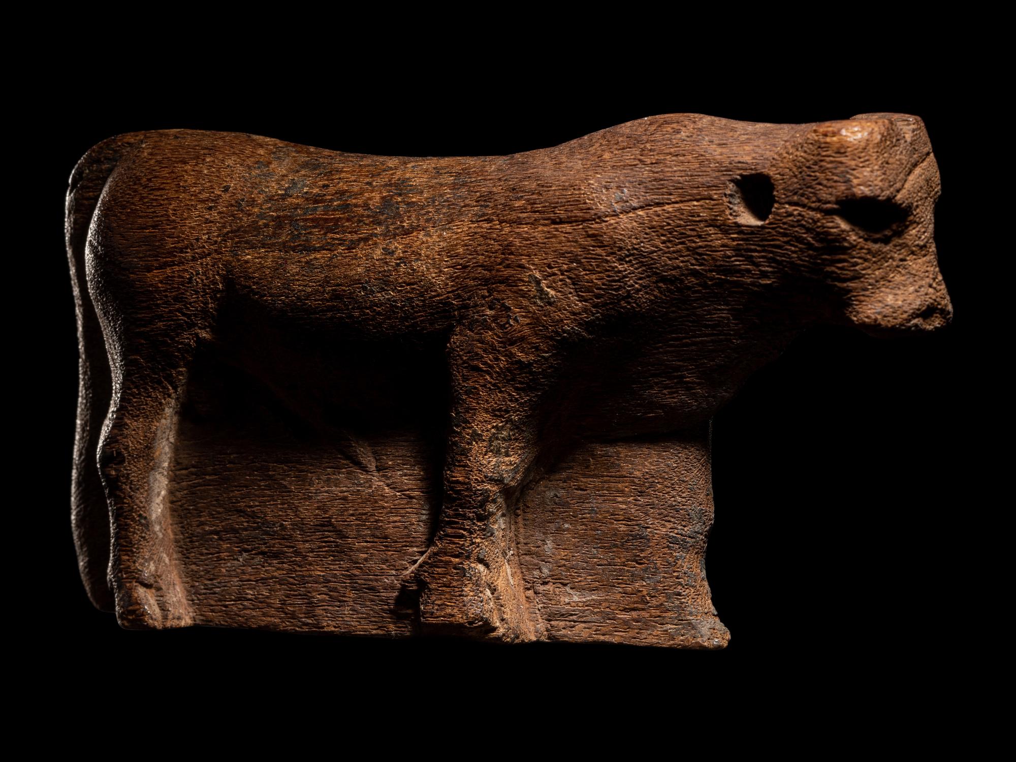 An Egyptian Wood Apis Bull