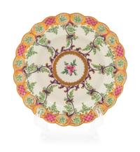 A Worcester Porcelain Dessert Plate — C. 1775