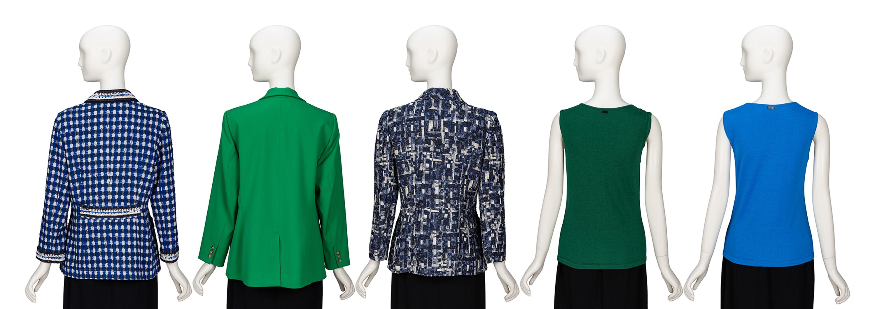 Oscar de la Renta, Three Jackets & Two Knit Tanks