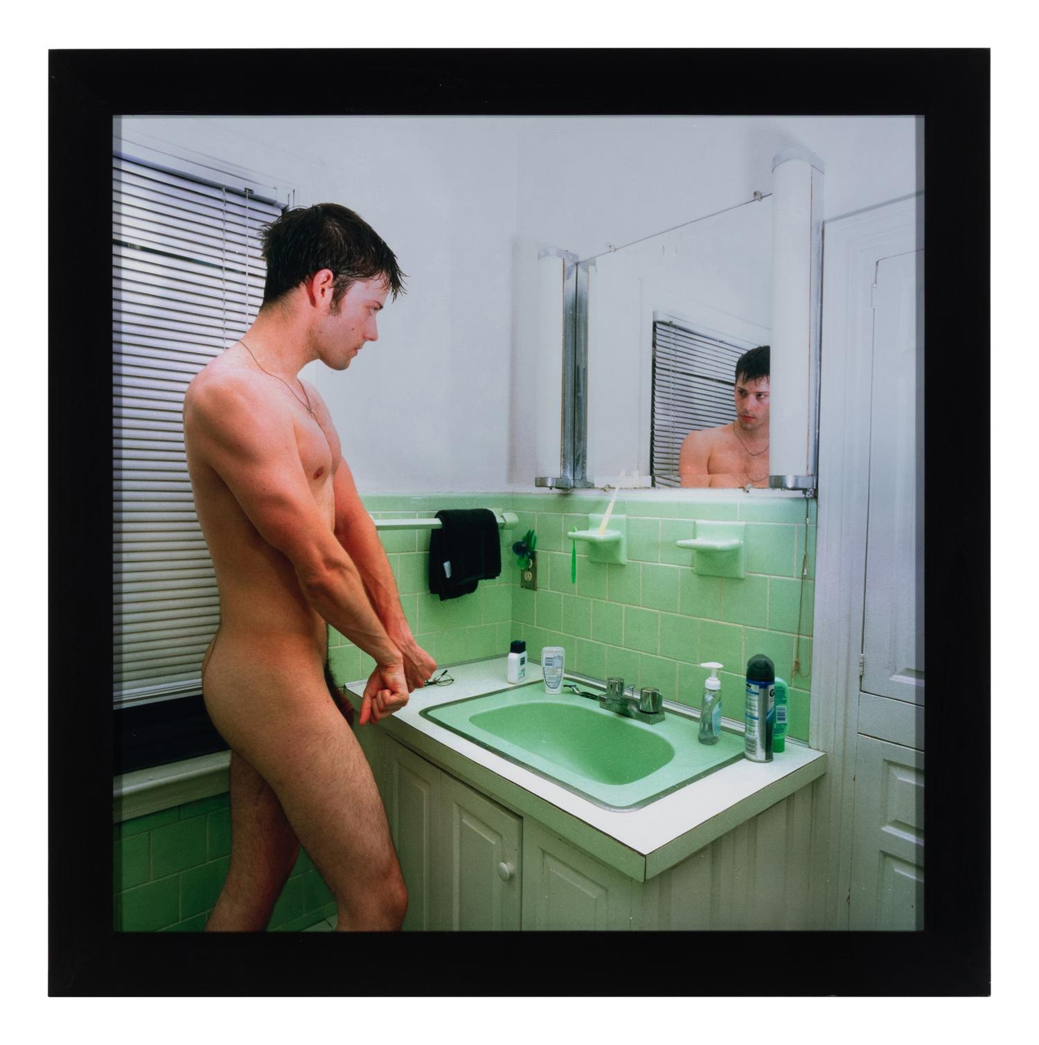 Untitled (Andrew Mirror Flexing), 2006