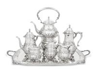 An American Silver Seven-Piece Tea and Coffee Service