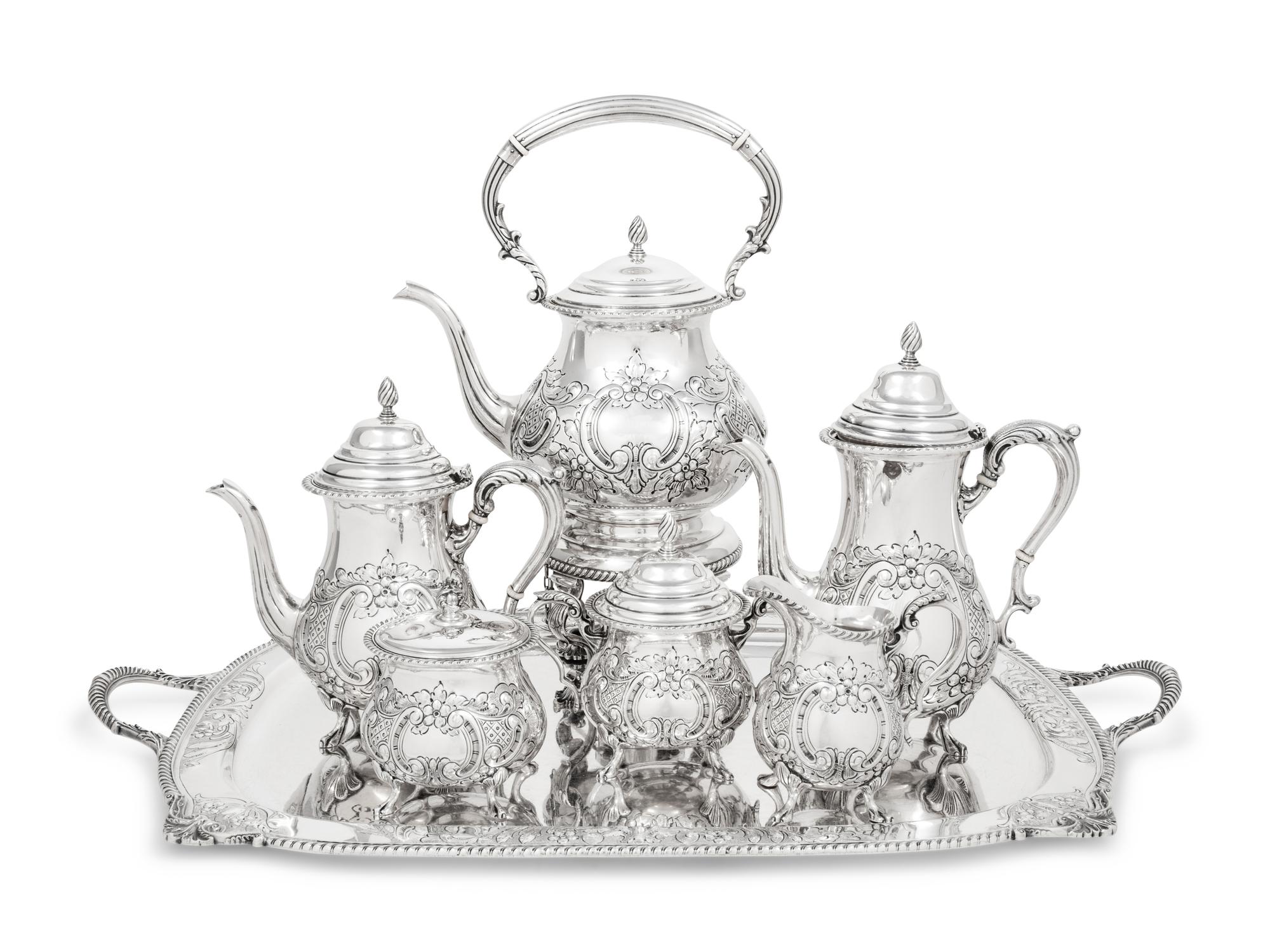 An American Silver Seven-Piece Tea and Coffee Service