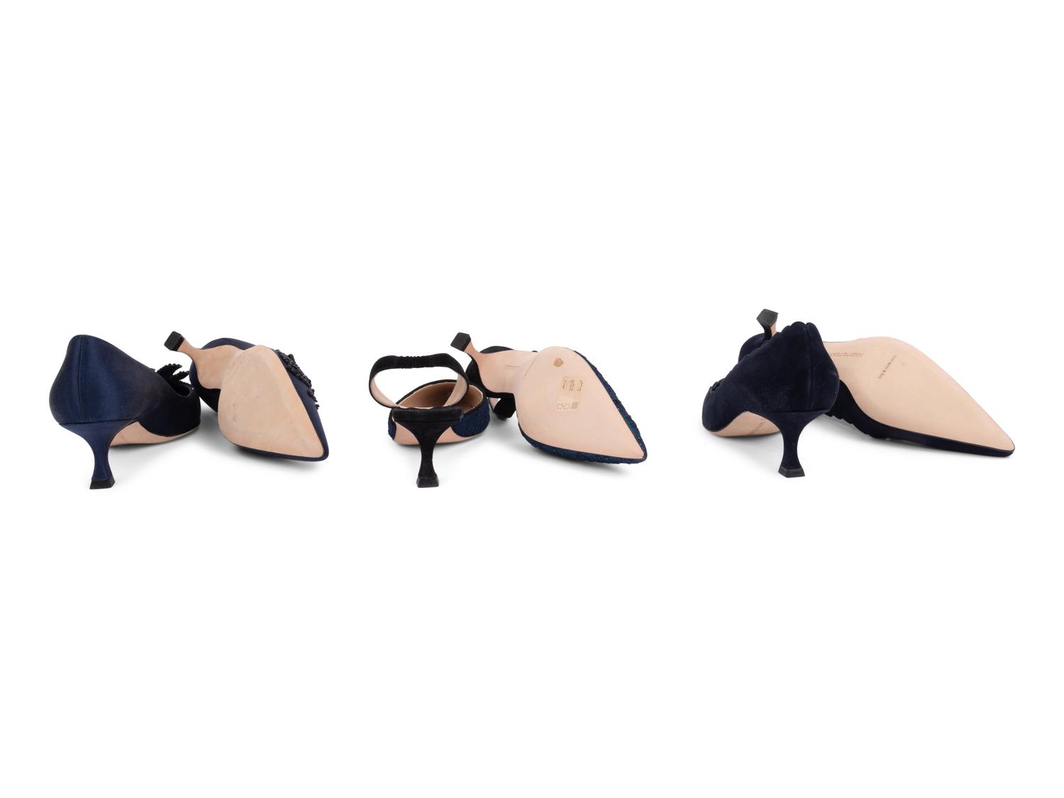 Nine Pairs of Unworn Manolo Blahnik Shoes