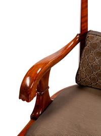A Set of Four Baltic Neoclassical Mahogany Armchairs — 19TH CENTURY