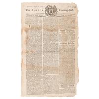 Colonial America and the British Mercantile System of Economics Discussed in The Boston Evening Post , 1765