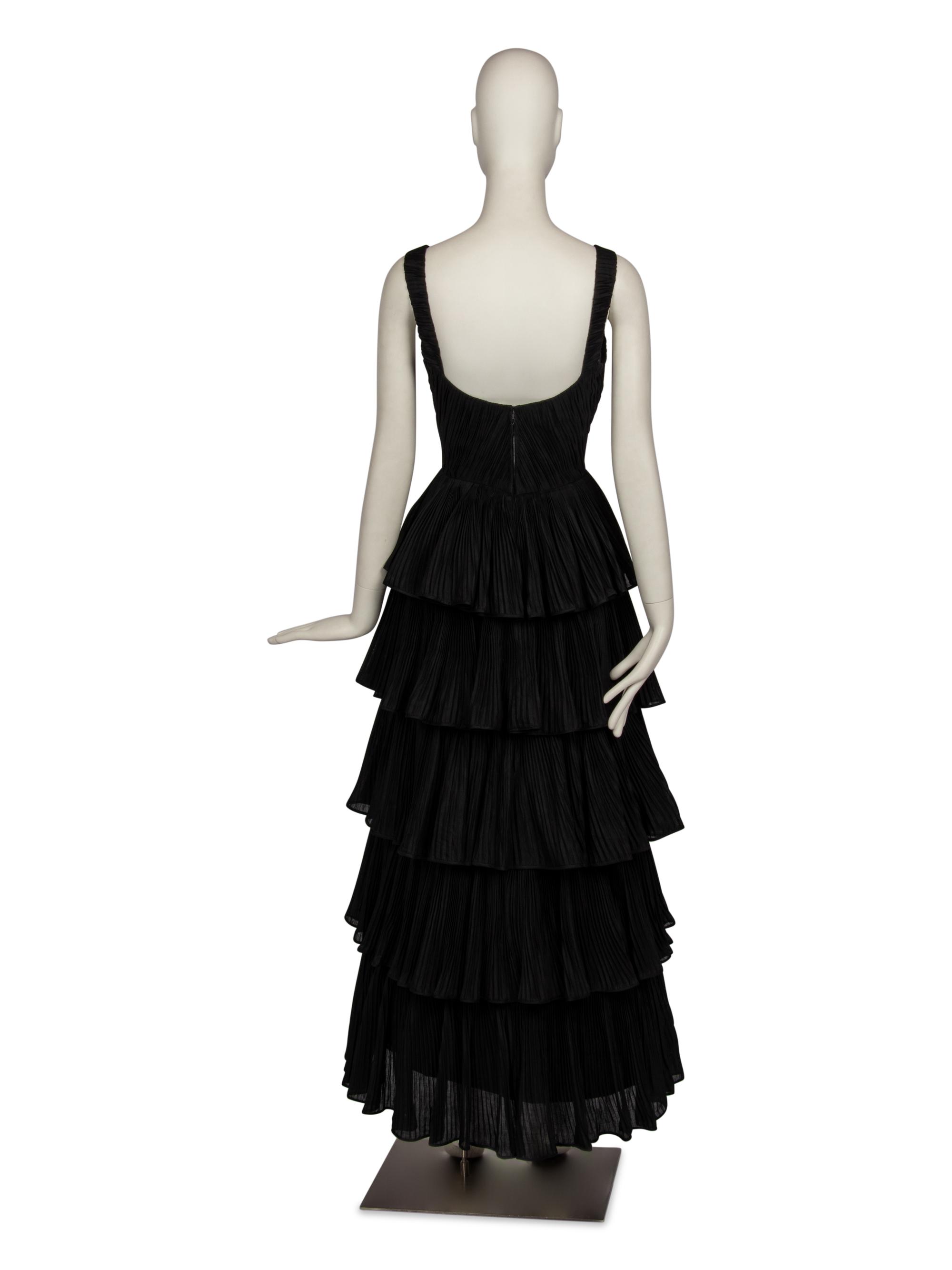 Sybil Connolly Black Dress, 1970s