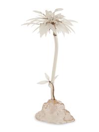 A Contemporary Glass, Acrylic, and Chromed Metal Palm Tree Sculpture