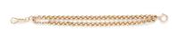 A 14 Karat Yellow Gold Double Chain Bracelet, 14.70 dwts.