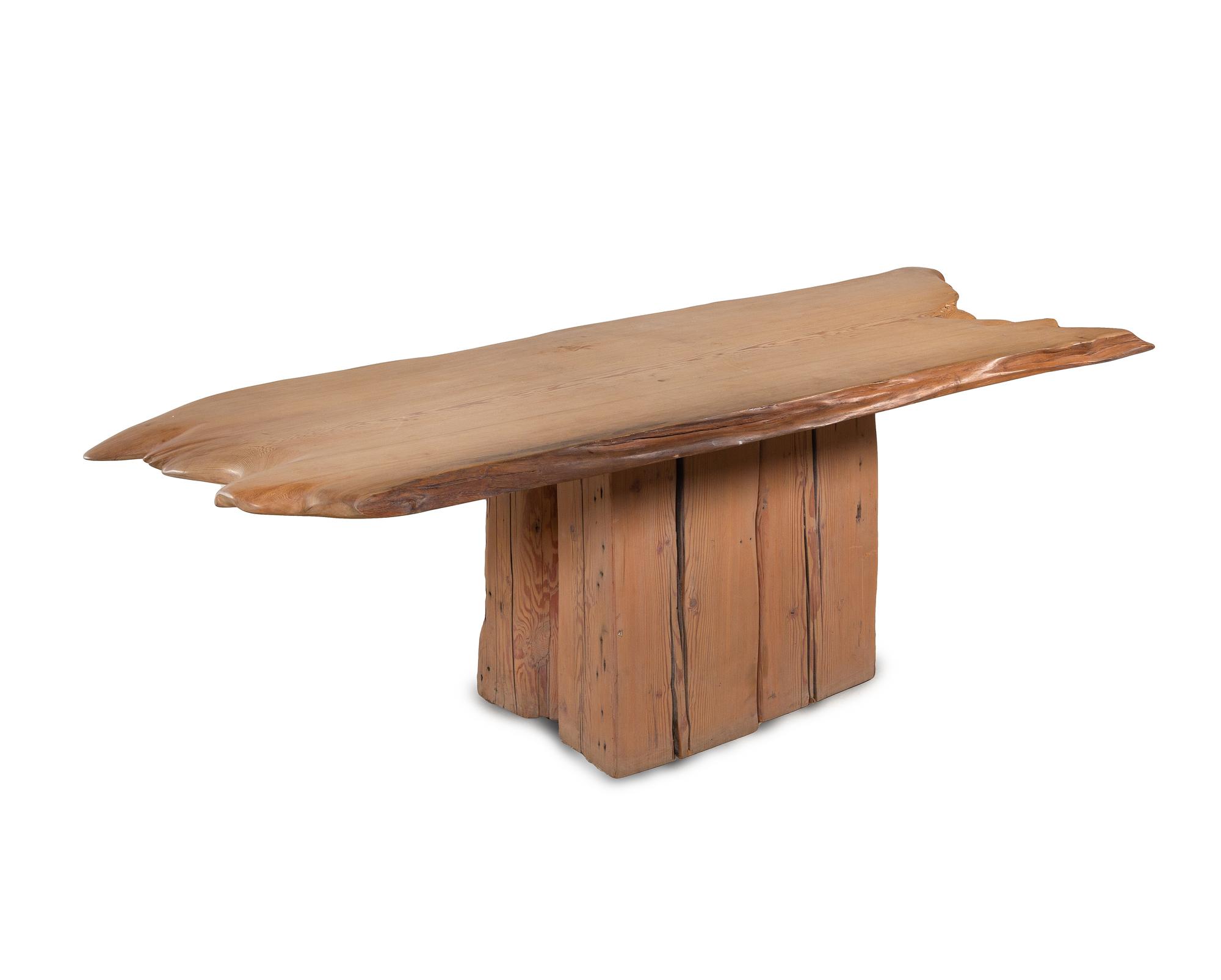 A Contemporary Cypress Dining Table