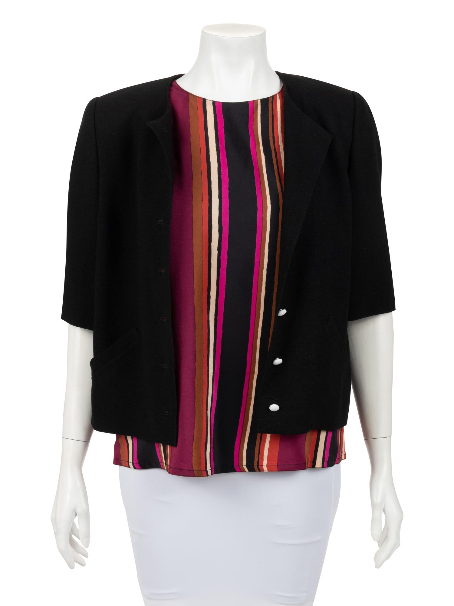 Seven Chloé Separates: Two Sleeveless Tops, One Three-Piece Ensemble, One Skirt, and One Jacket