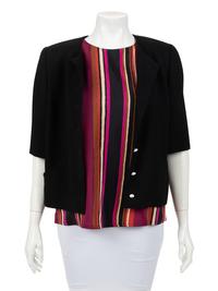 Seven Chloé Separates: Two Sleeveless Tops, One Three-Piece Ensemble, One Skirt, and One Jacket