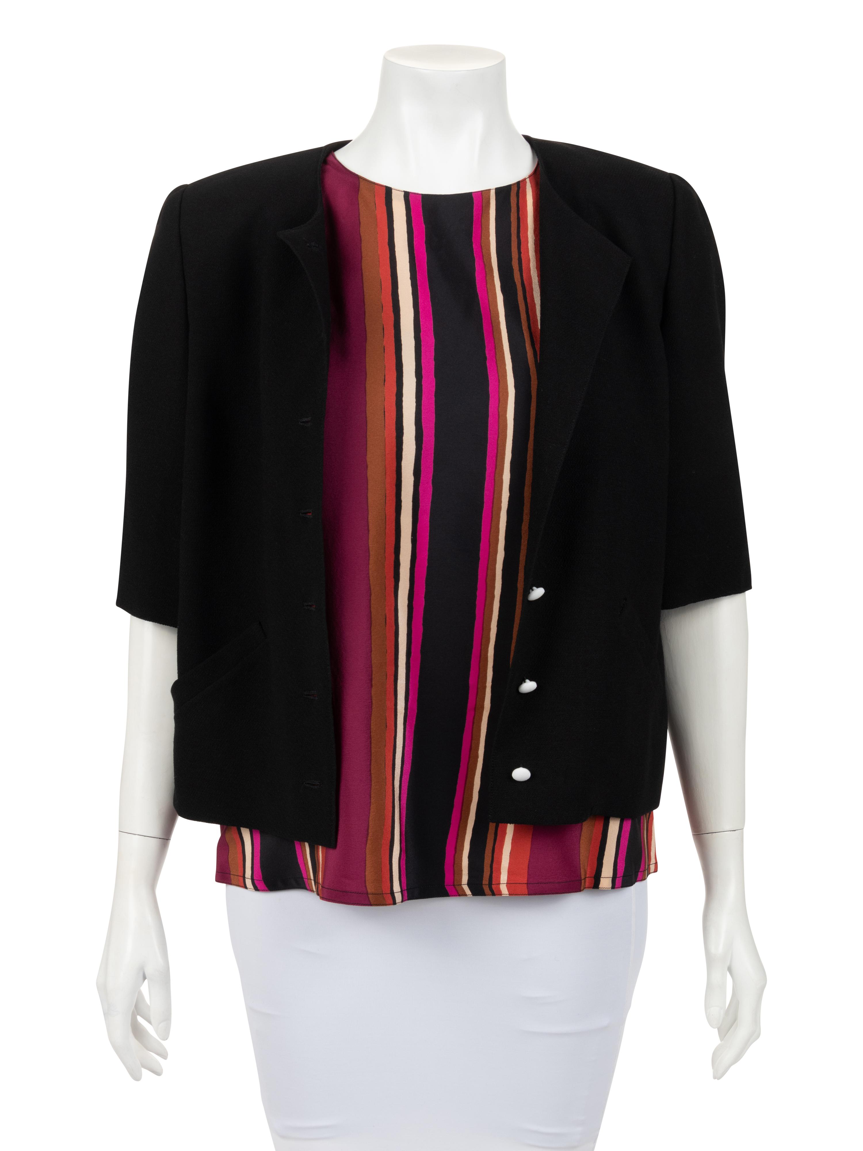 Seven Chloé Separates: Two Sleeveless Tops, One Three-Piece Ensemble, One Skirt, and One Jacket