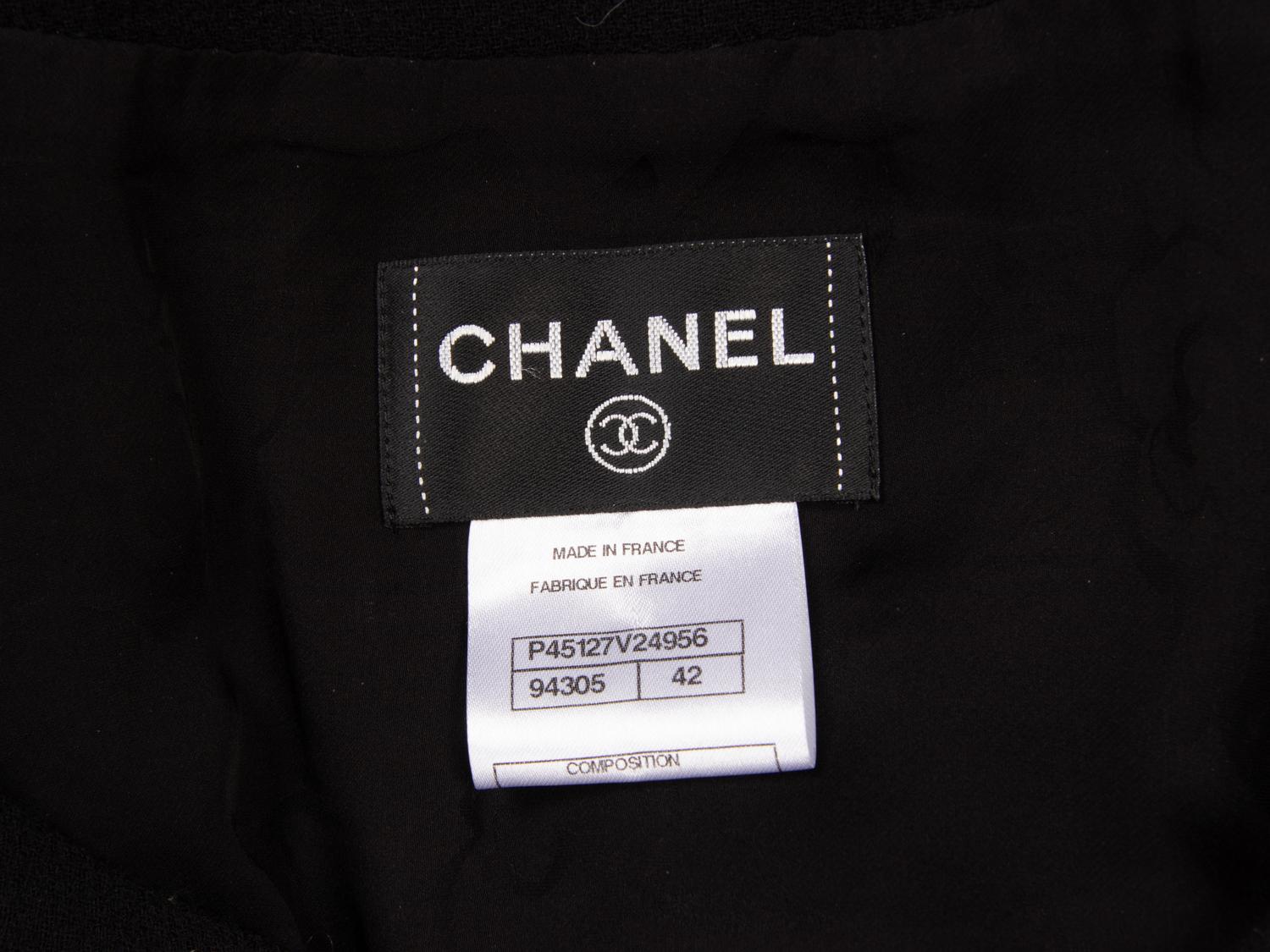 Chanel, Long Sleeve Wool Dress